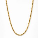 18k Yellow Gold Twist Chain