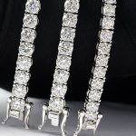 Sterling Silver Moissanite Tennis Bracelet