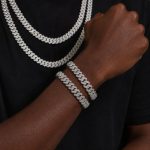 Diamond Iced Cuban Link Set