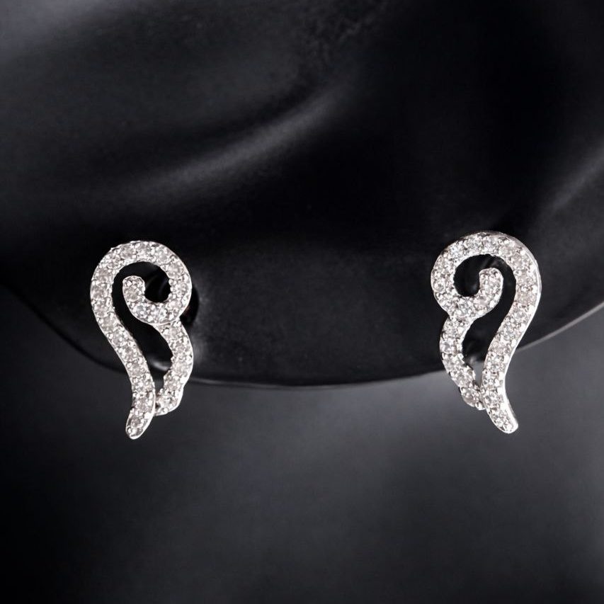 Double Halo Pendant Necklace & Earring Set-3