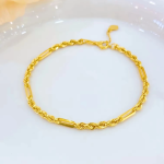Rope & Bar Link Chain Bracelet
