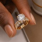 Round Cut Solitaire Ring in Yellow Gold